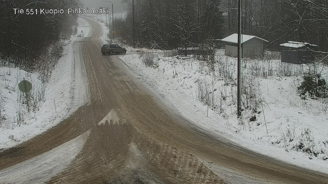 Weather Camera Image Road 551 Kuopio, Pihkainmäki, Kuopio, Pohjois-Savo