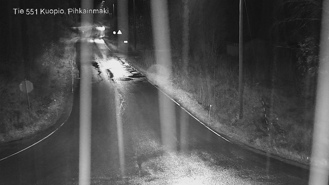 Weather Camera Image Väg 551 Kuopio, Pihkainmäki, Kuopio, Pohjois-Savo
