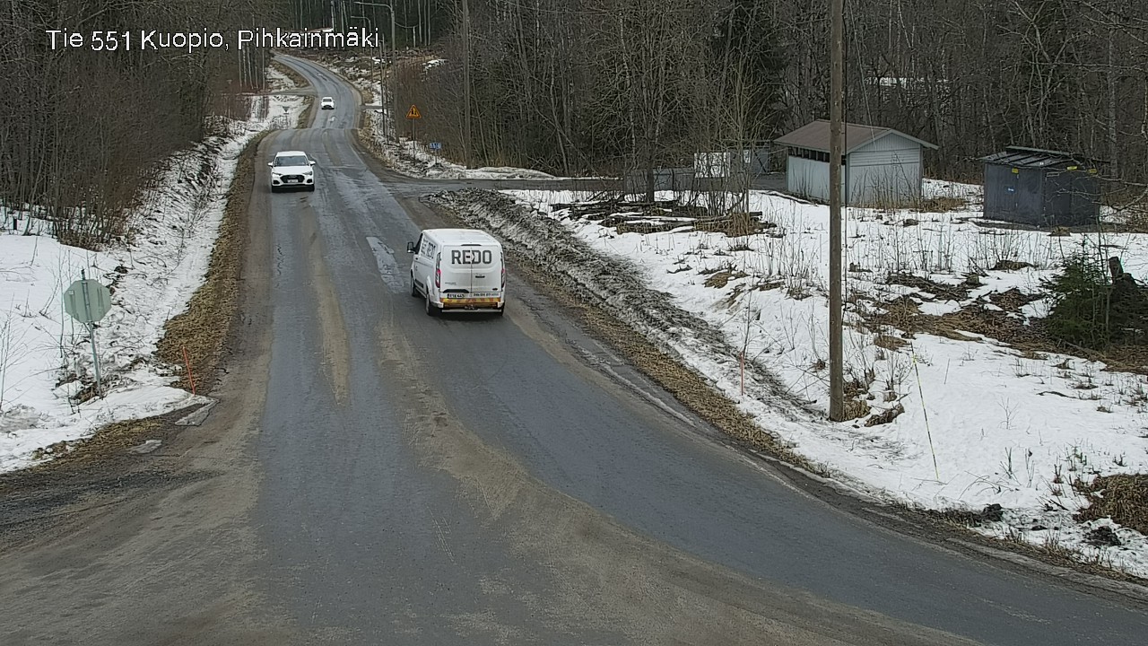 Kelikamerat Kuva Tie 551 Kuopio, Pihkainmäki, Kuopio, Pohjois-Savo