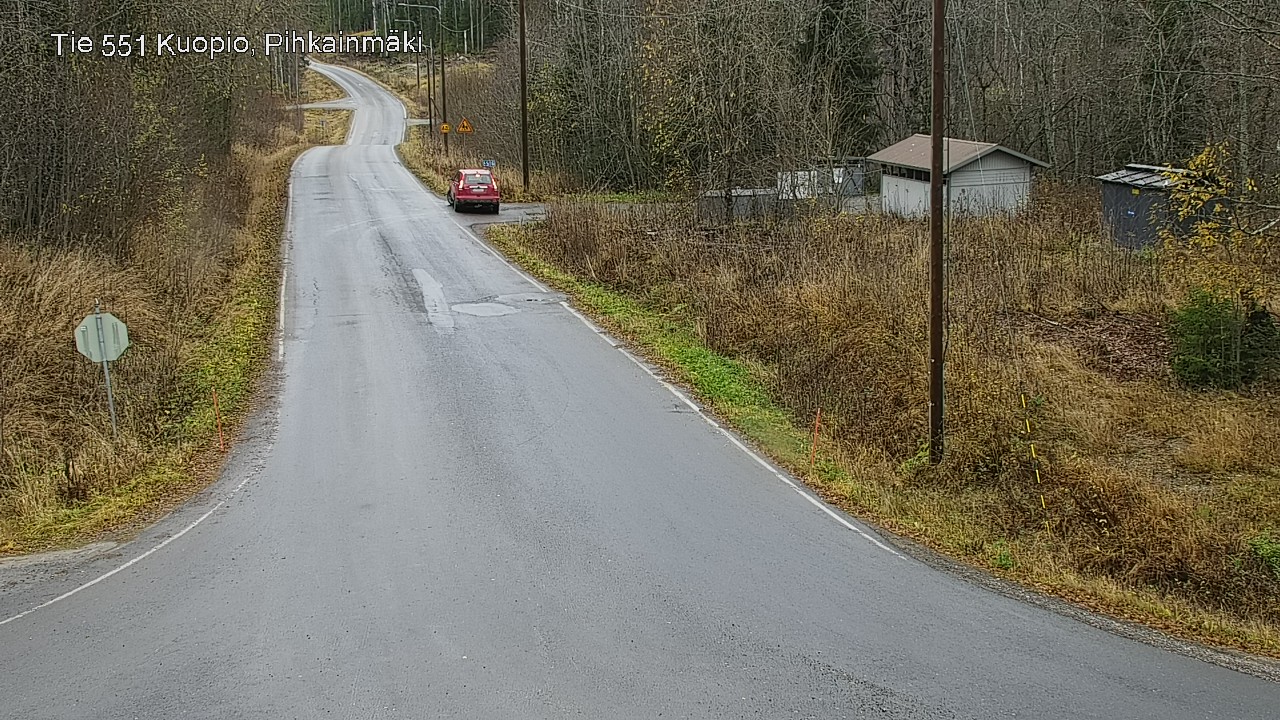 Weather Camera Image Väg 551 Kuopio, Pihkainmäki, Kuopio, Pohjois-Savo