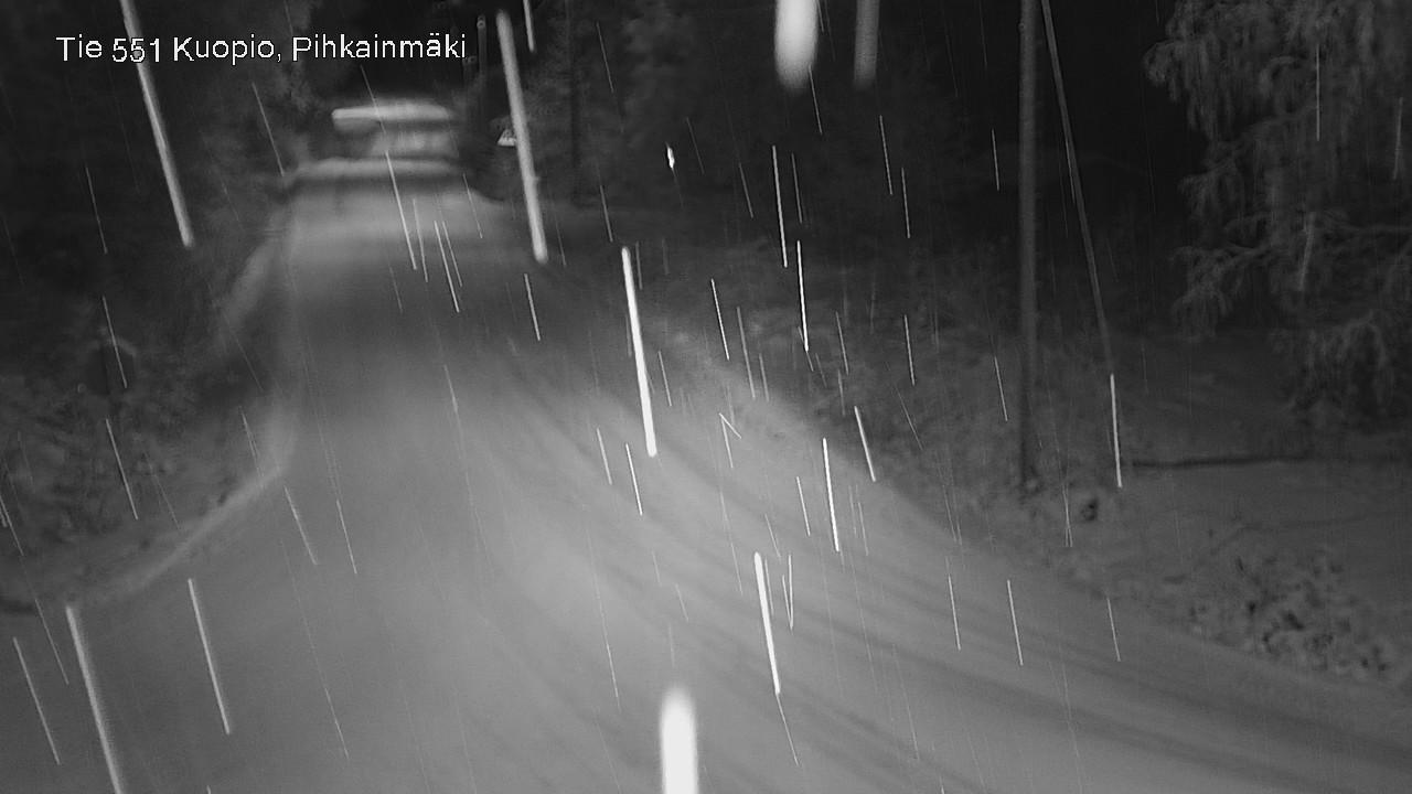 Kelikamerat Kuva Tie 551 Kuopio, Pihkainmäki, Kuopio, Pohjois-Savo