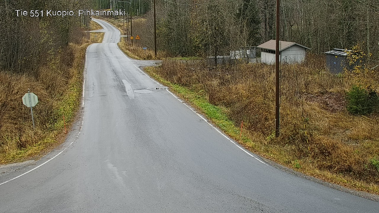 Weather Camera Image Väg 551 Kuopio, Pihkainmäki, Kuopio, Pohjois-Savo