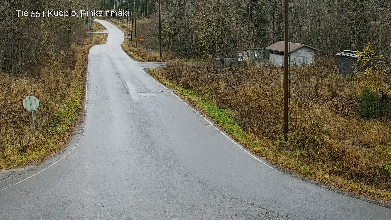 Weather Camera Image Väg 551 Kuopio, Pihkainmäki, Kuopio, Pohjois-Savo