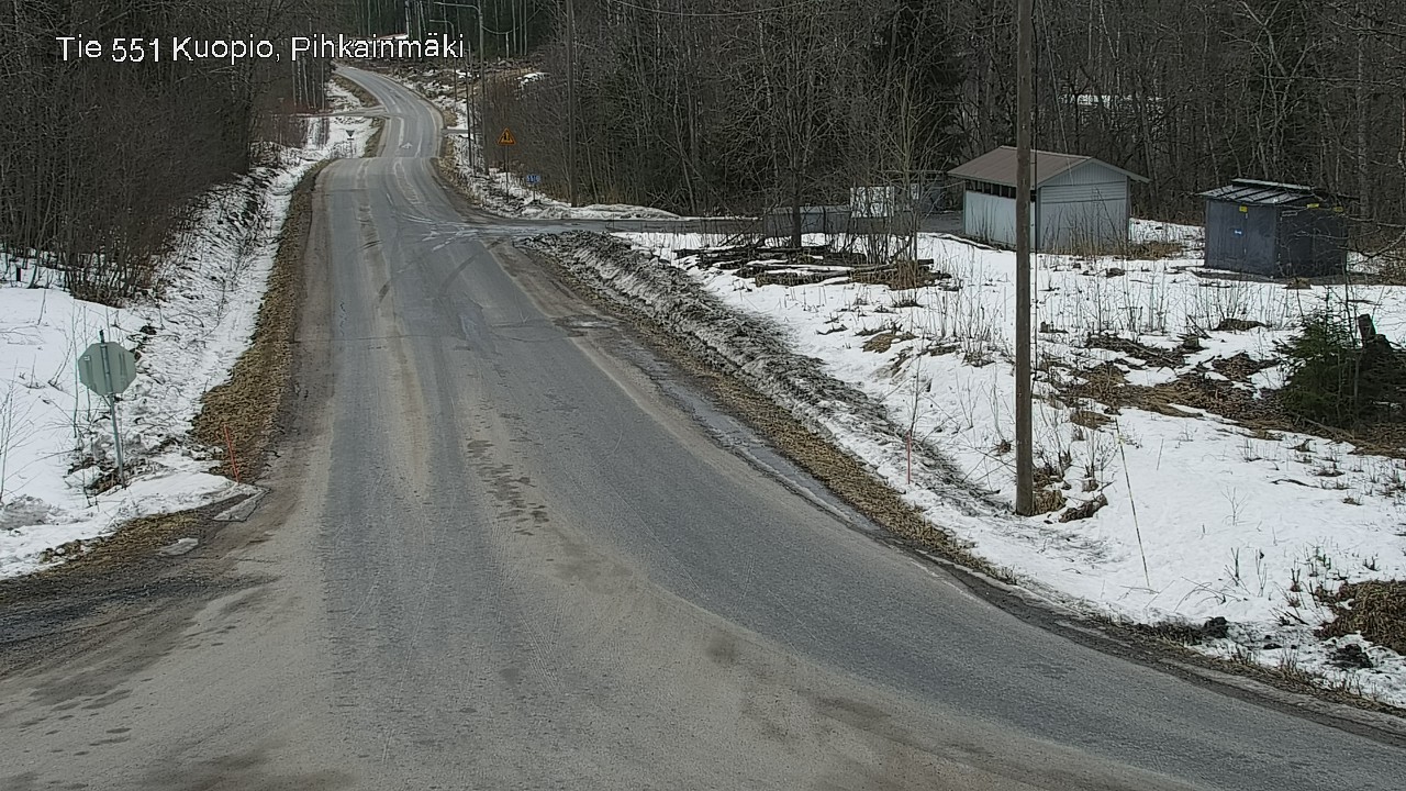 Kelikamerat Kuva Tie 551 Kuopio, Pihkainmäki, Kuopio, Pohjois-Savo