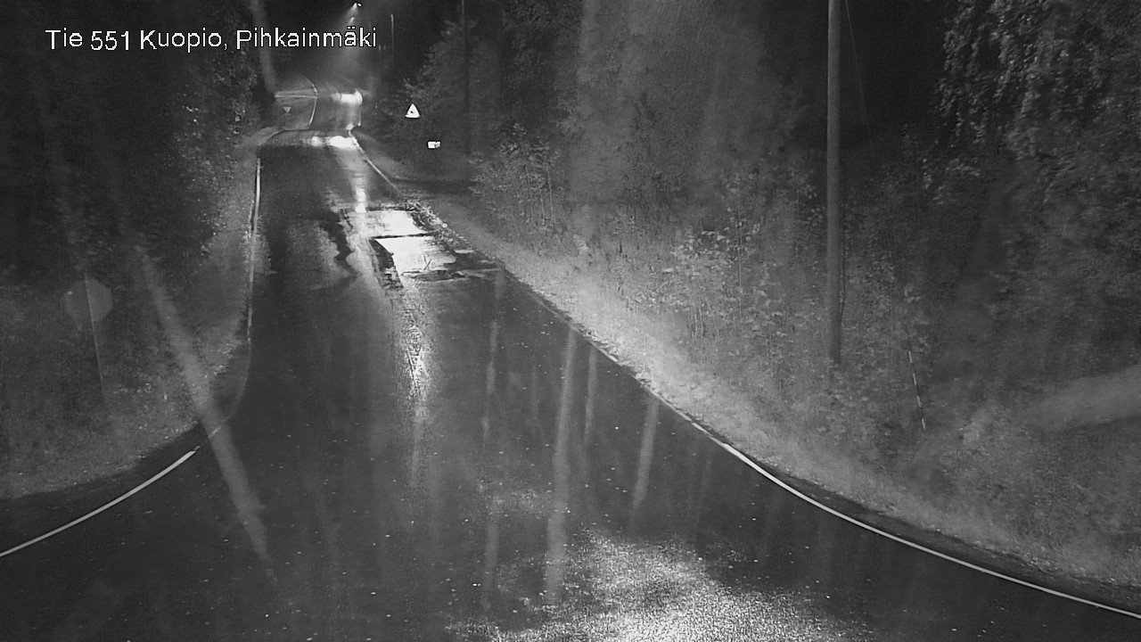 Weather Camera Image Road 551 Kuopio, Pihkainmäki, Kuopio, Pohjois-Savo