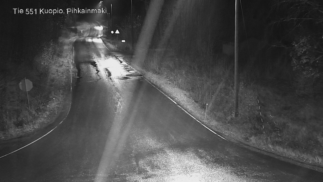 Weather Camera Image Väg 551 Kuopio, Pihkainmäki, Kuopio, Pohjois-Savo