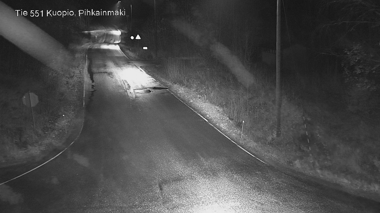 Weather Camera Image Road 551 Kuopio, Pihkainmäki, Kuopio, Pohjois-Savo