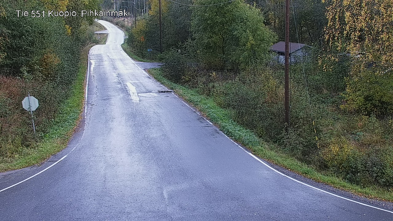 Weather Camera Image Road 551 Kuopio, Pihkainmäki, Kuopio, Pohjois-Savo