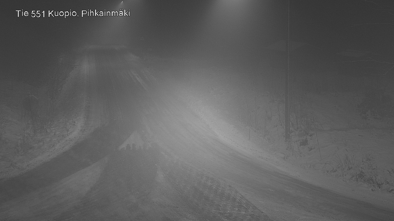 Weather Camera Image Road 551 Kuopio, Pihkainmäki, Kuopio, Pohjois-Savo