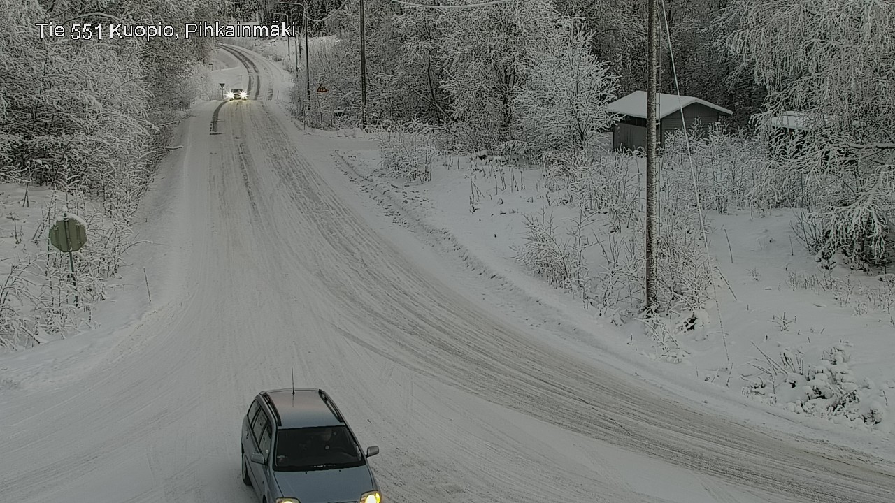 Kelikamerat Kuva Tie 551 Kuopio, Pihkainmäki, Kuopio, Pohjois-Savo