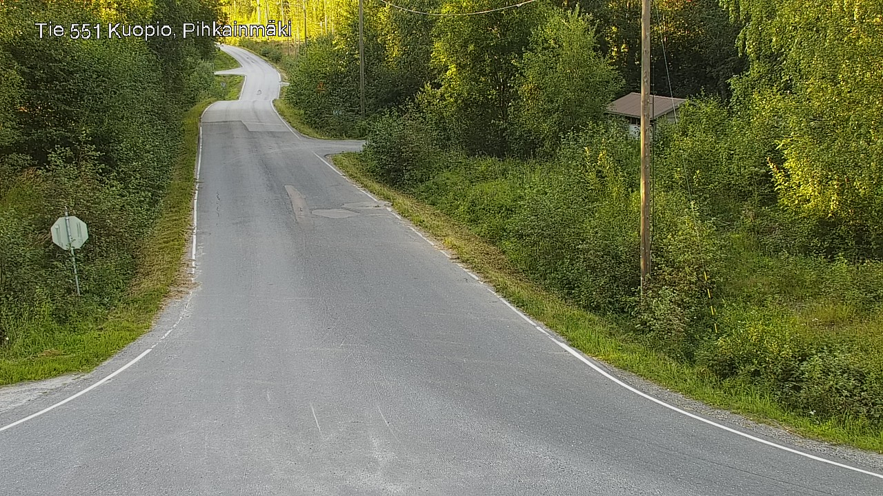 Kelikamerat Kuva Tie 551 Kuopio, Pihkainmäki, Kuopio, Pohjois-Savo