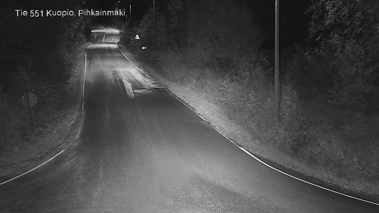 Weather Camera Image Road 551 Kuopio, Pihkainmäki, Kuopio, Pohjois-Savo