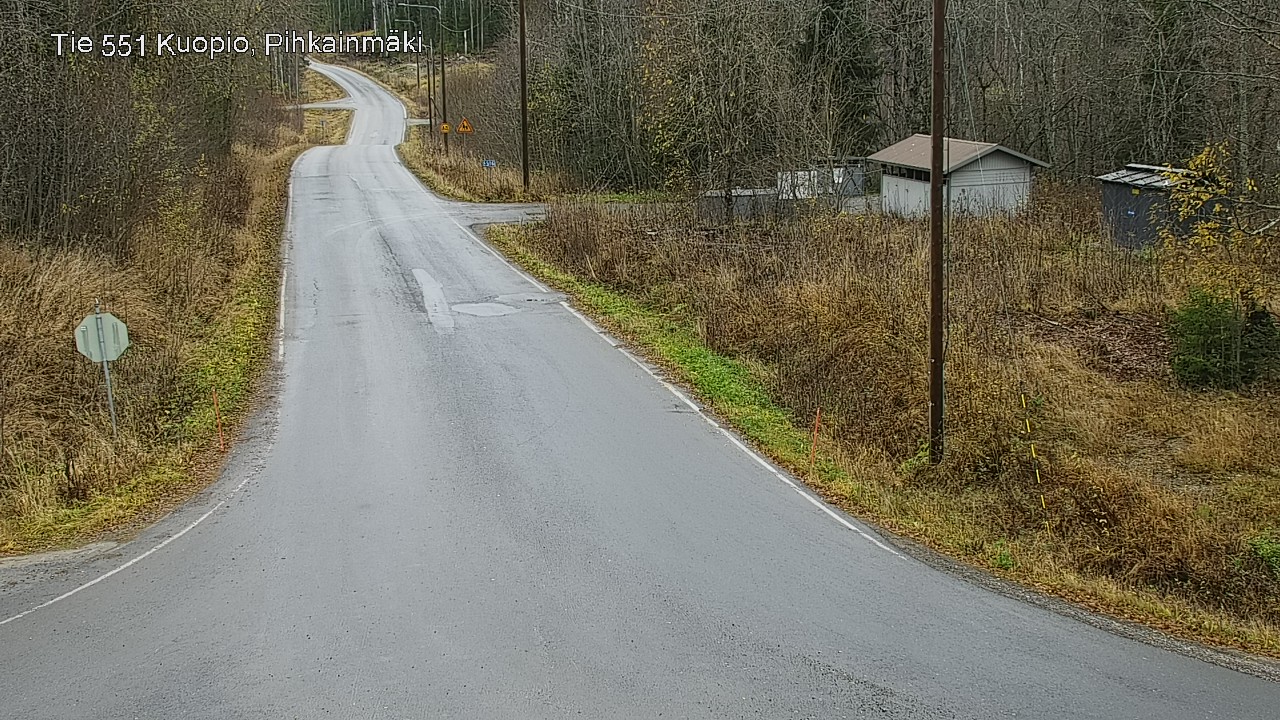 Weather Camera Image Väg 551 Kuopio, Pihkainmäki, Kuopio, Pohjois-Savo