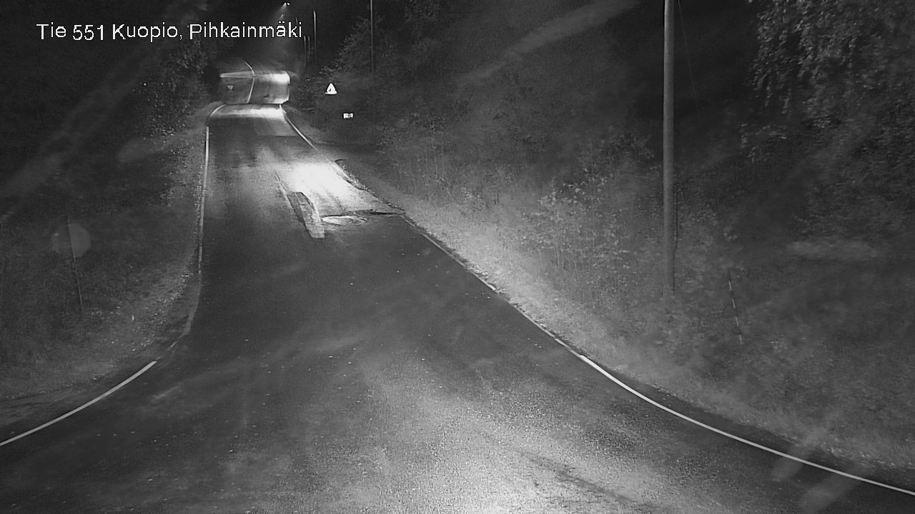 Weather Camera Image Road 551 Kuopio, Pihkainmäki, Kuopio, Pohjois-Savo