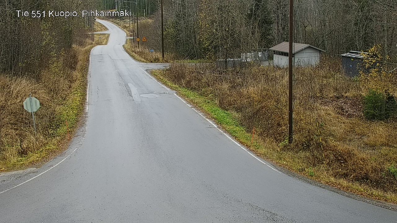 Weather Camera Image Väg 551 Kuopio, Pihkainmäki, Kuopio, Pohjois-Savo