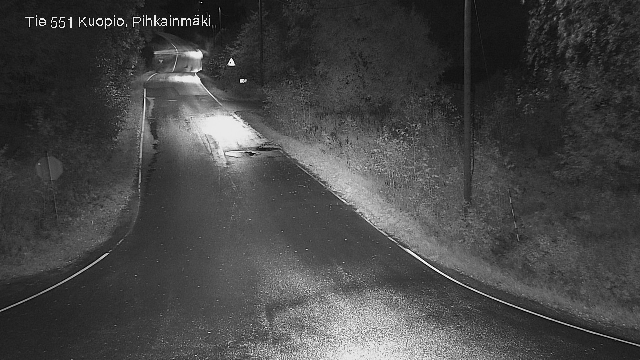 Weather Camera Image Road 551 Kuopio, Pihkainmäki, Kuopio, Pohjois-Savo
