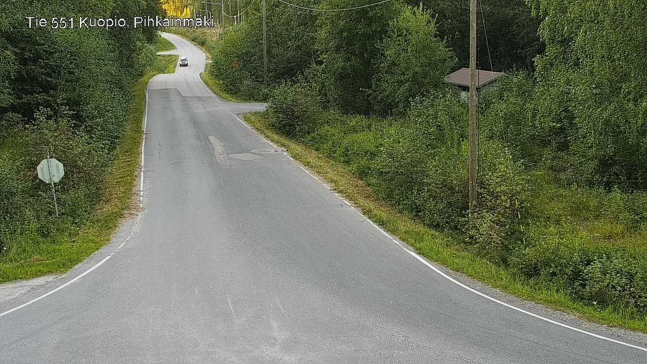 Kelikamerat Kuva Tie 551 Kuopio, Pihkainmäki, Kuopio, Pohjois-Savo