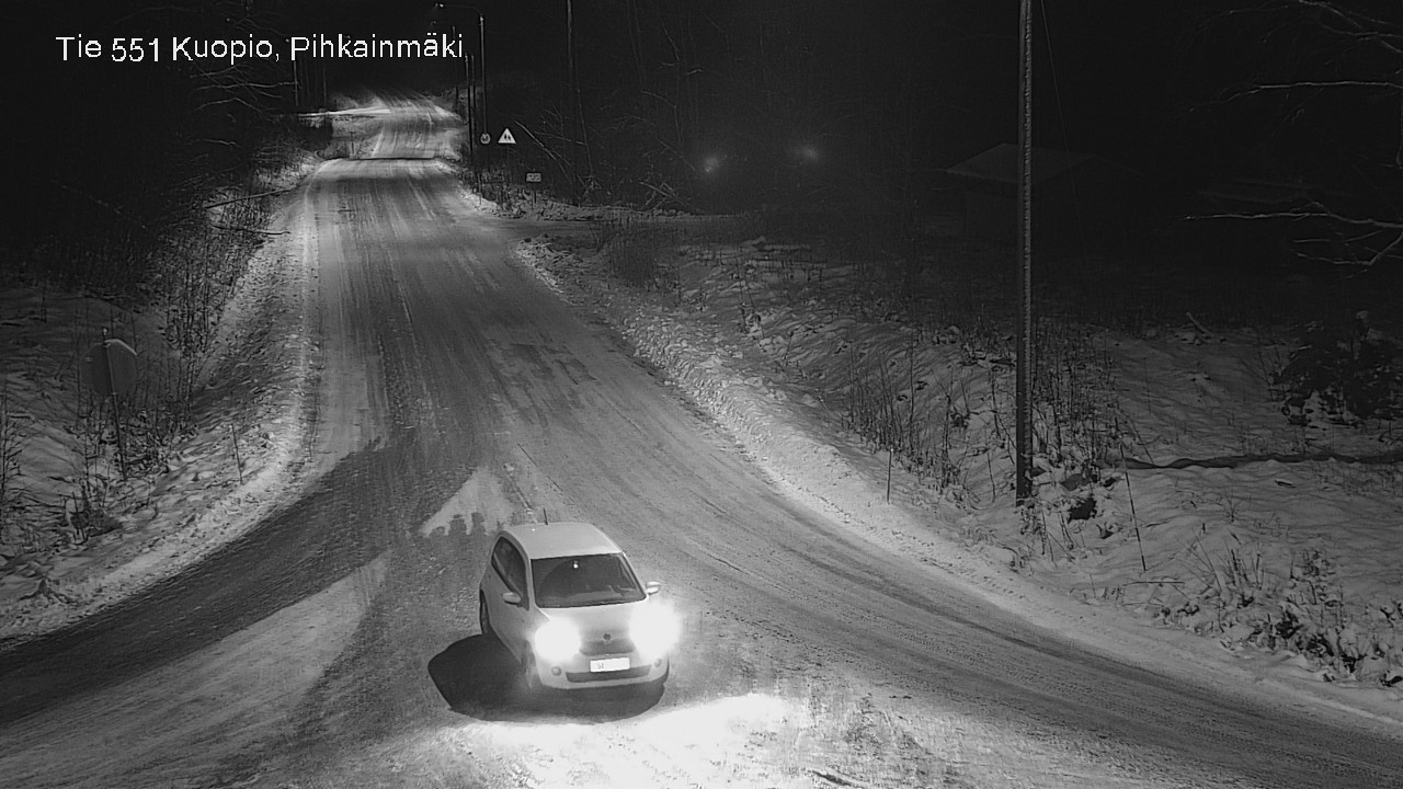 Weather Camera Image Road 551 Kuopio, Pihkainmäki, Kuopio, Pohjois-Savo