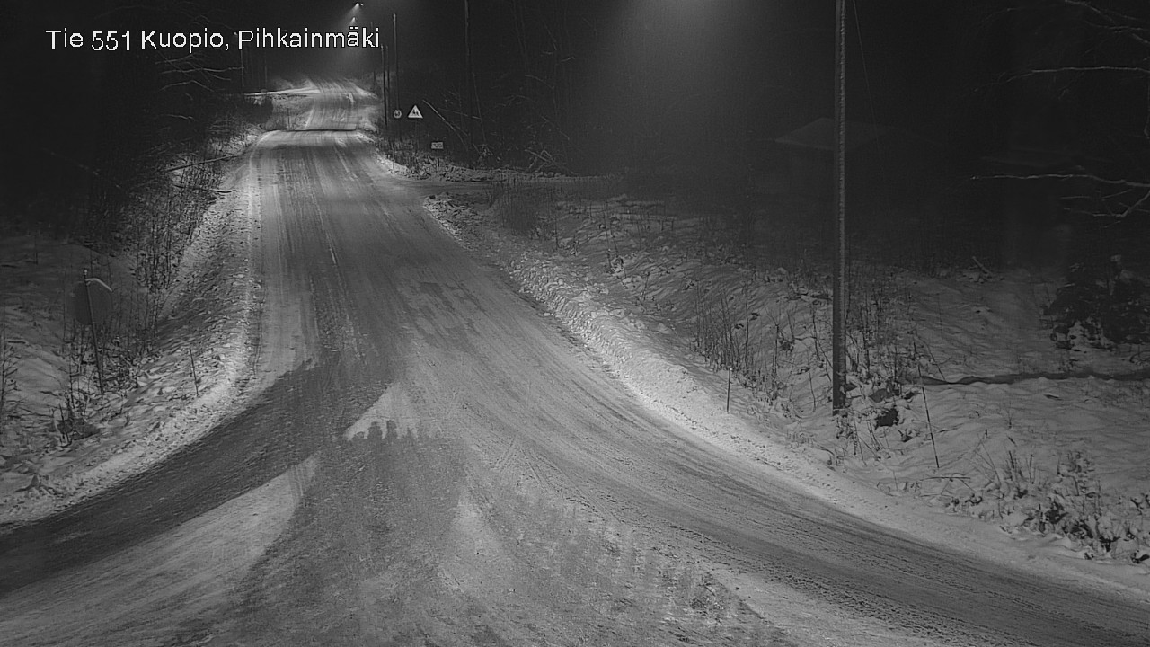 Weather Camera Image Road 551 Kuopio, Pihkainmäki, Kuopio, Pohjois-Savo