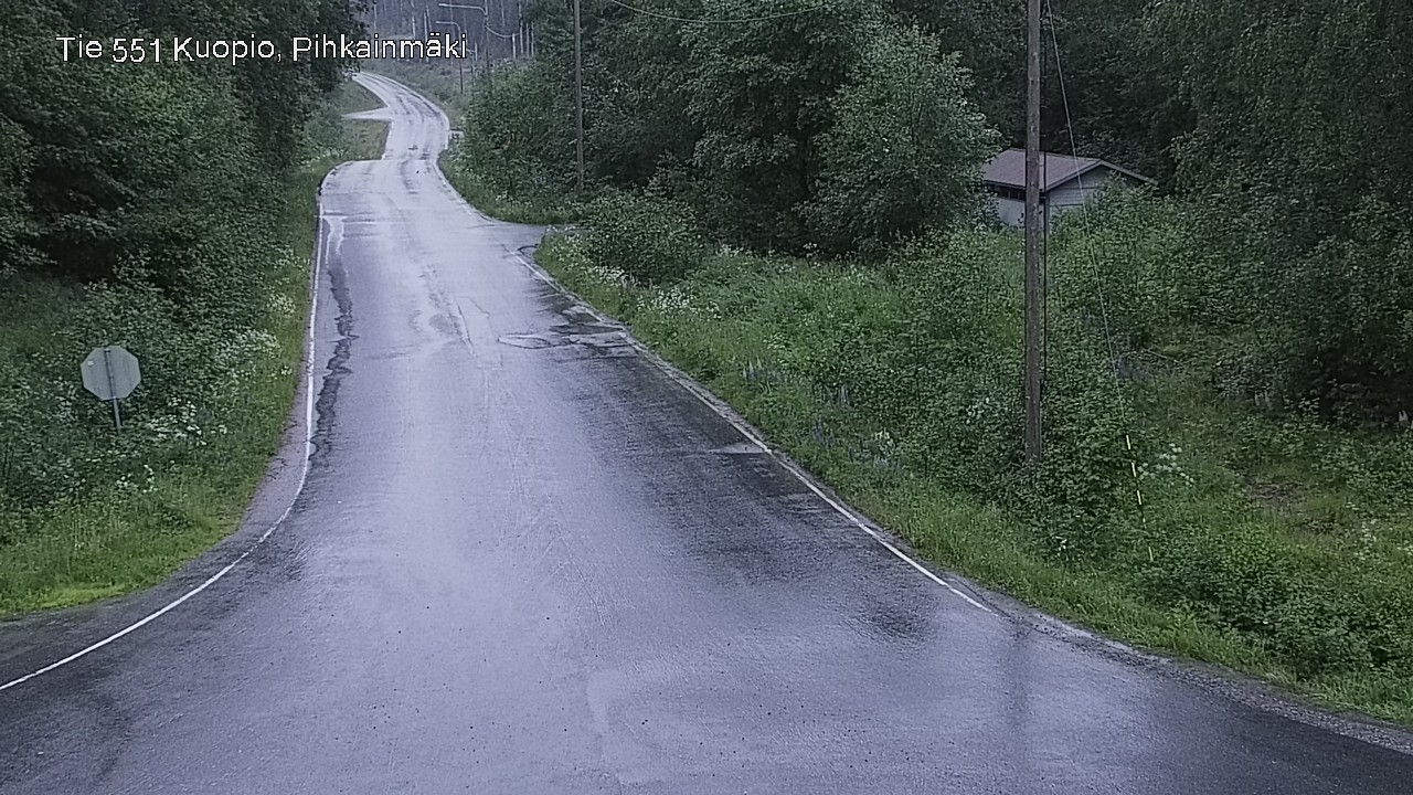 Kelikamerat Kuva Tie 551 Kuopio, Pihkainmäki, Kuopio, Pohjois-Savo