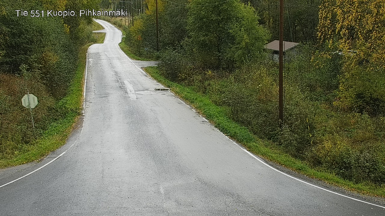 Weather Camera Image Road 551 Kuopio, Pihkainmäki, Kuopio, Pohjois-Savo