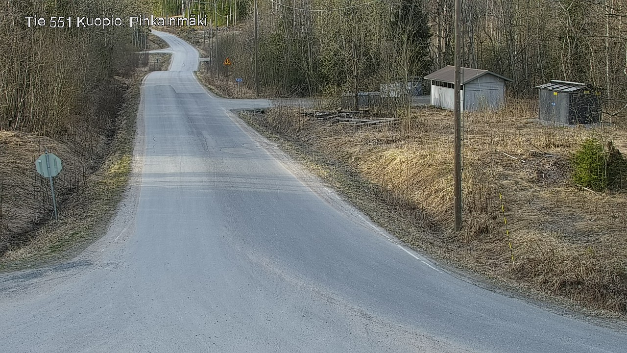 Weather Camera Image Road 551 Kuopio, Pihkainmäki, Kuopio, Pohjois-Savo