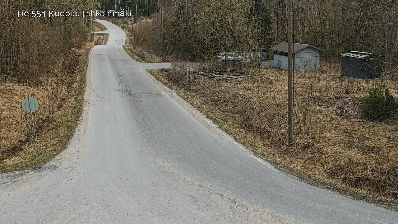Weather Camera Image Väg 551 Kuopio, Pihkainmäki, Kuopio, Pohjois-Savo