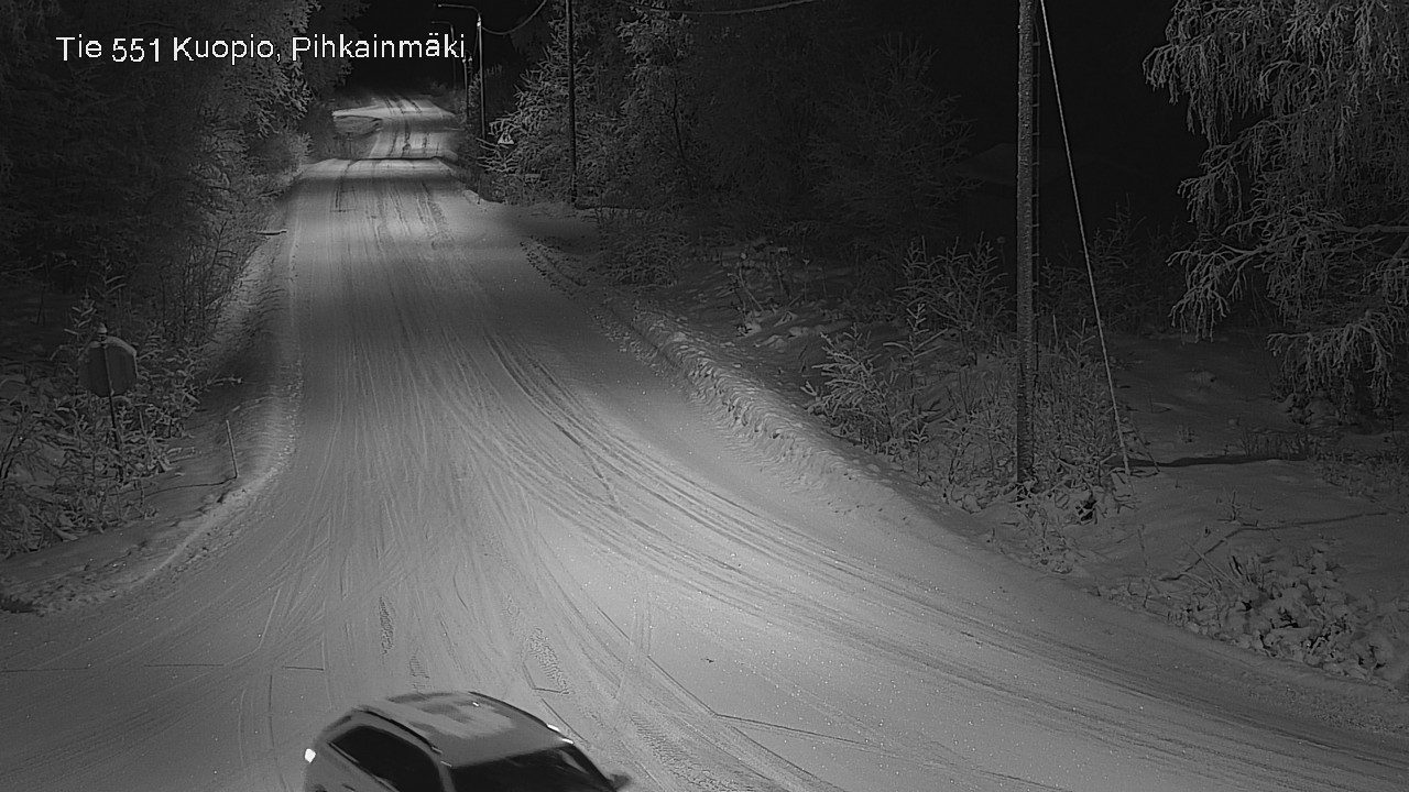 Kelikamerat Kuva Tie 551 Kuopio, Pihkainmäki, Kuopio, Pohjois-Savo