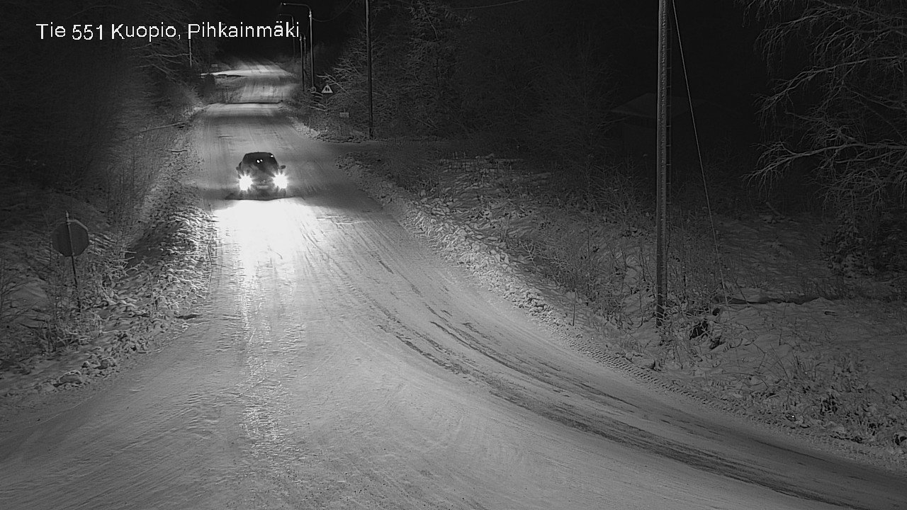 Kelikamerat Kuva Tie 551 Kuopio, Pihkainmäki, Kuopio, Pohjois-Savo