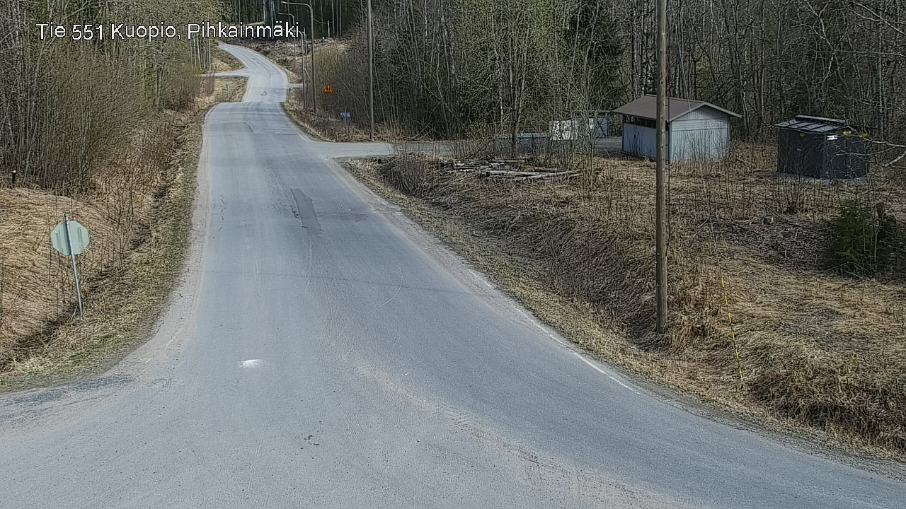 Kelikamerat Kuva Tie 551 Kuopio, Pihkainmäki, Kuopio, Pohjois-Savo
