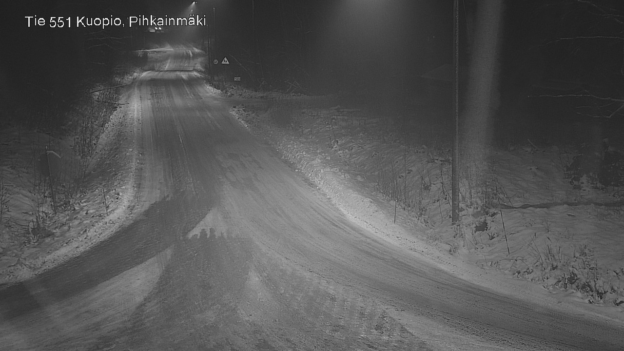Weather Camera Image Road 551 Kuopio, Pihkainmäki, Kuopio, Pohjois-Savo