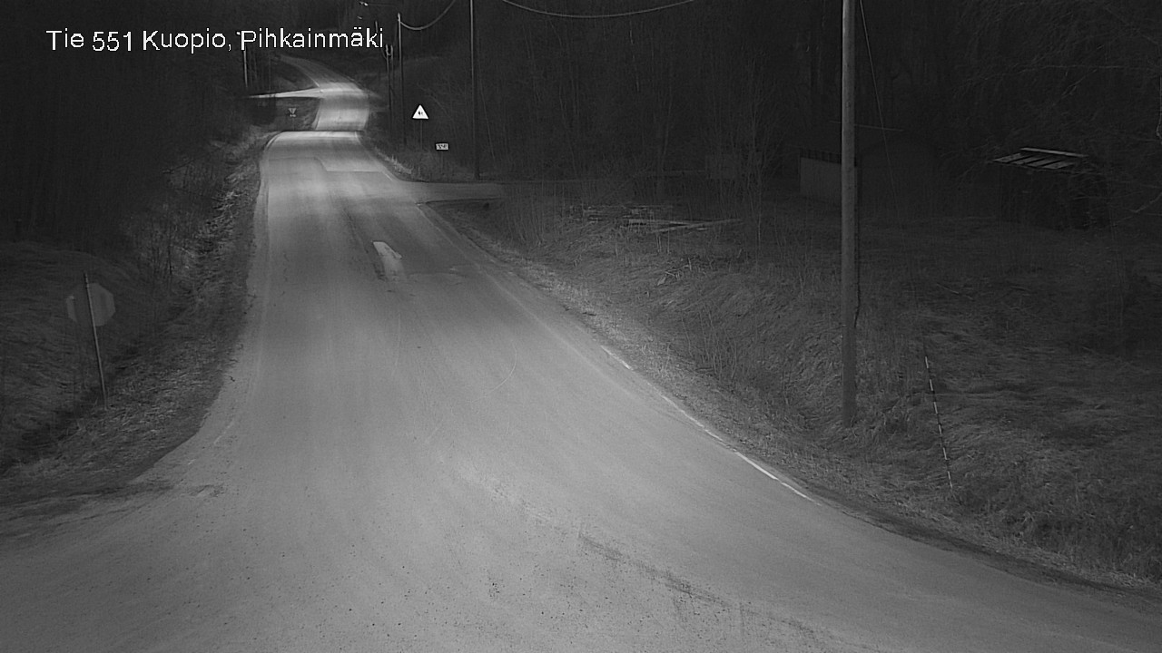 Weather Camera Image Road 551 Kuopio, Pihkainmäki, Kuopio, Pohjois-Savo