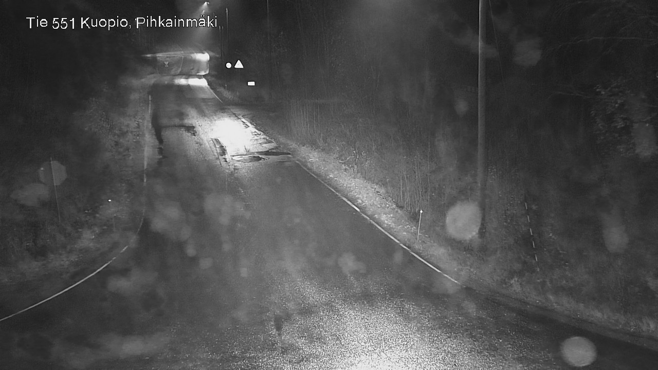 Weather Camera Image Road 551 Kuopio, Pihkainmäki, Kuopio, Pohjois-Savo