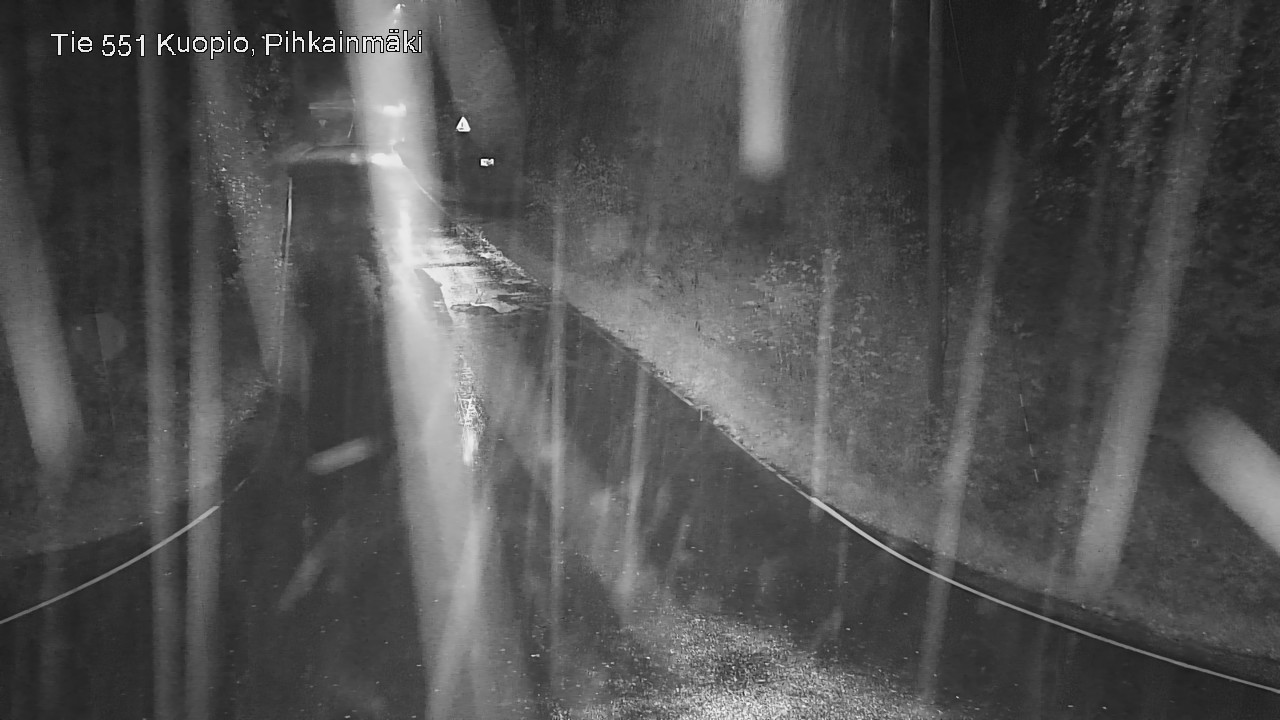 Weather Camera Image Road 551 Kuopio, Pihkainmäki, Kuopio, Pohjois-Savo