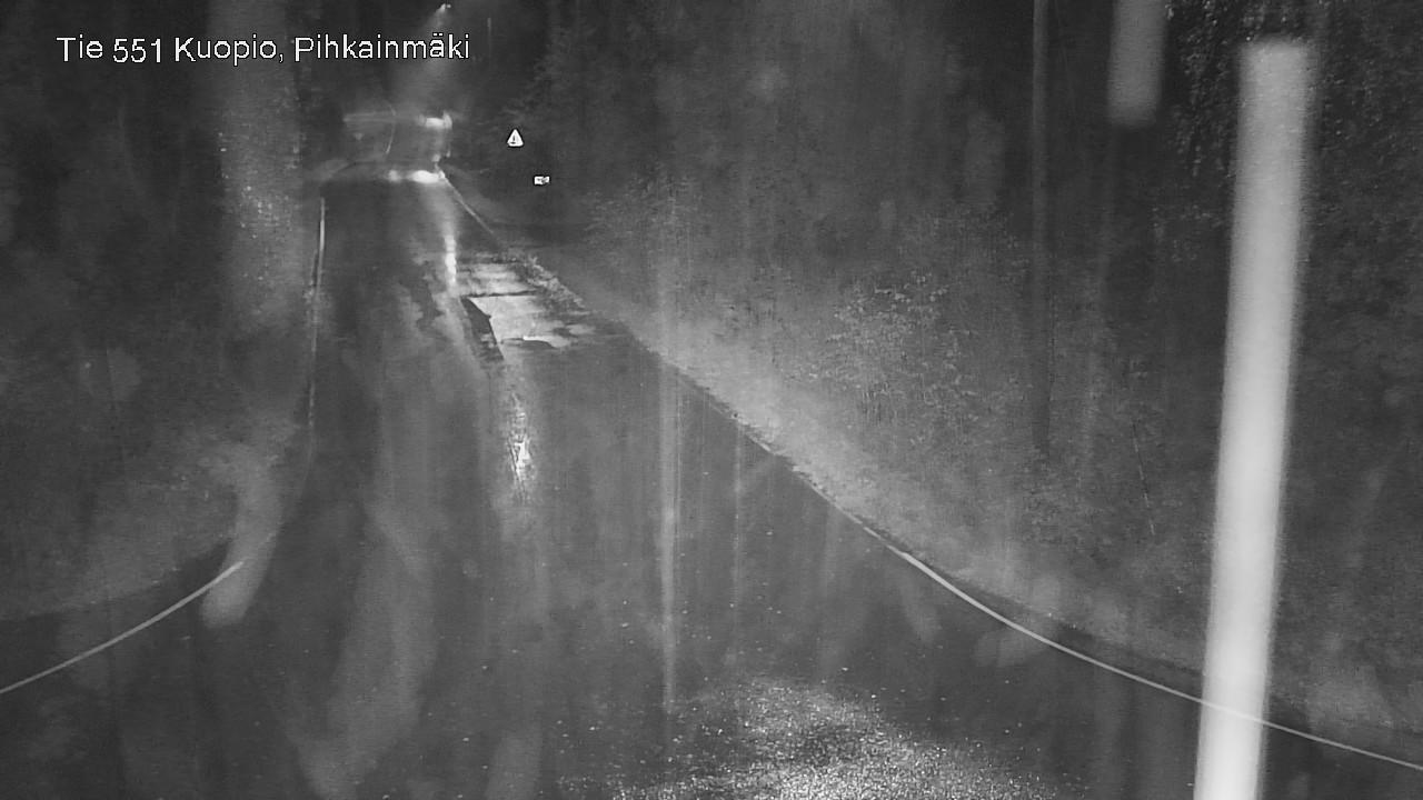 Weather Camera Image Road 551 Kuopio, Pihkainmäki, Kuopio, Pohjois-Savo