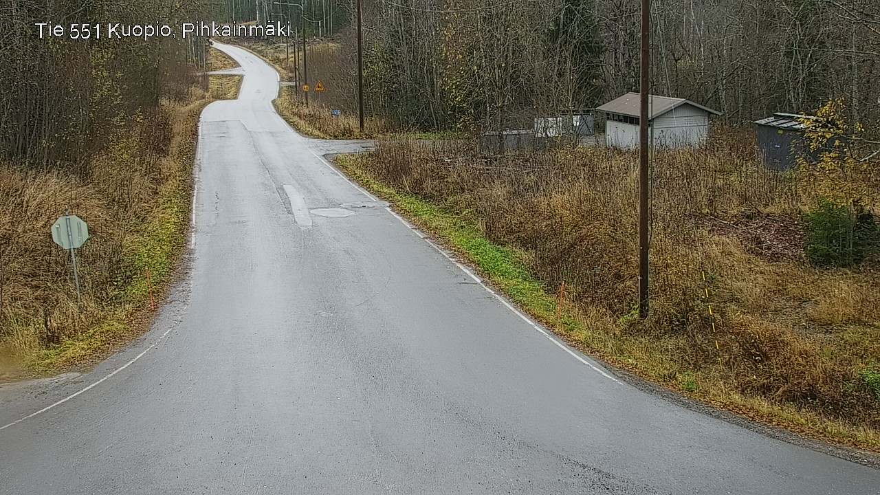 Weather Camera Image Väg 551 Kuopio, Pihkainmäki, Kuopio, Pohjois-Savo