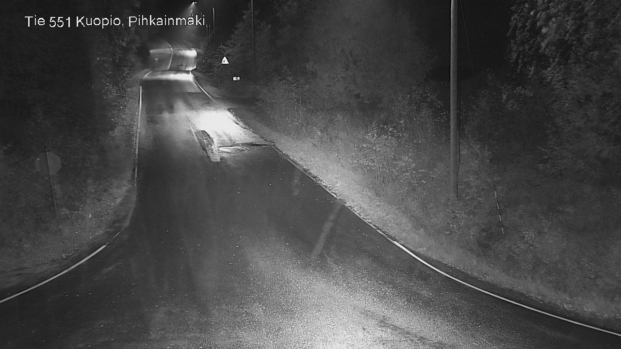 Weather Camera Image Road 551 Kuopio, Pihkainmäki, Kuopio, Pohjois-Savo