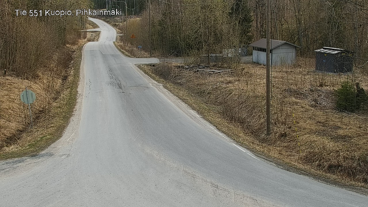 Weather Camera Image Väg 551 Kuopio, Pihkainmäki, Kuopio, Pohjois-Savo