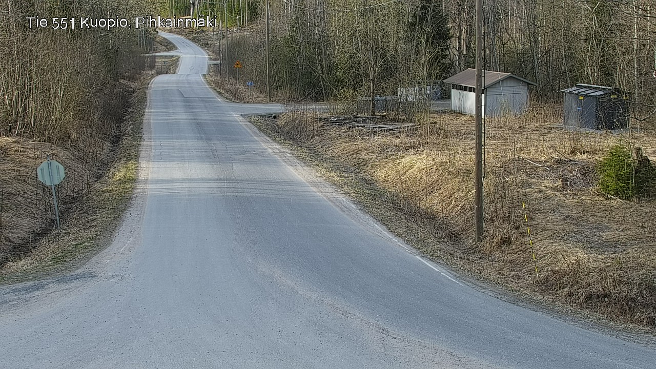 Weather Camera Image Road 551 Kuopio, Pihkainmäki, Kuopio, Pohjois-Savo