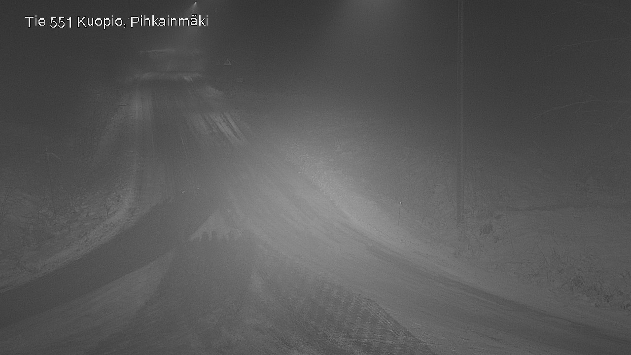 Weather Camera Image Road 551 Kuopio, Pihkainmäki, Kuopio, Pohjois-Savo