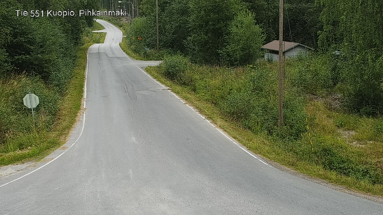 Kelikamerat Kuva Tie 551 Kuopio, Pihkainmäki, Kuopio, Pohjois-Savo