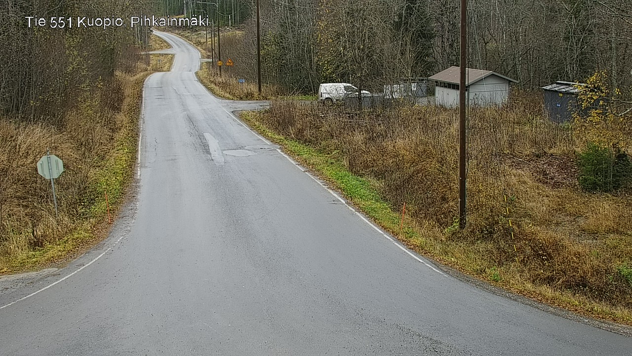 Weather Camera Image Väg 551 Kuopio, Pihkainmäki, Kuopio, Pohjois-Savo