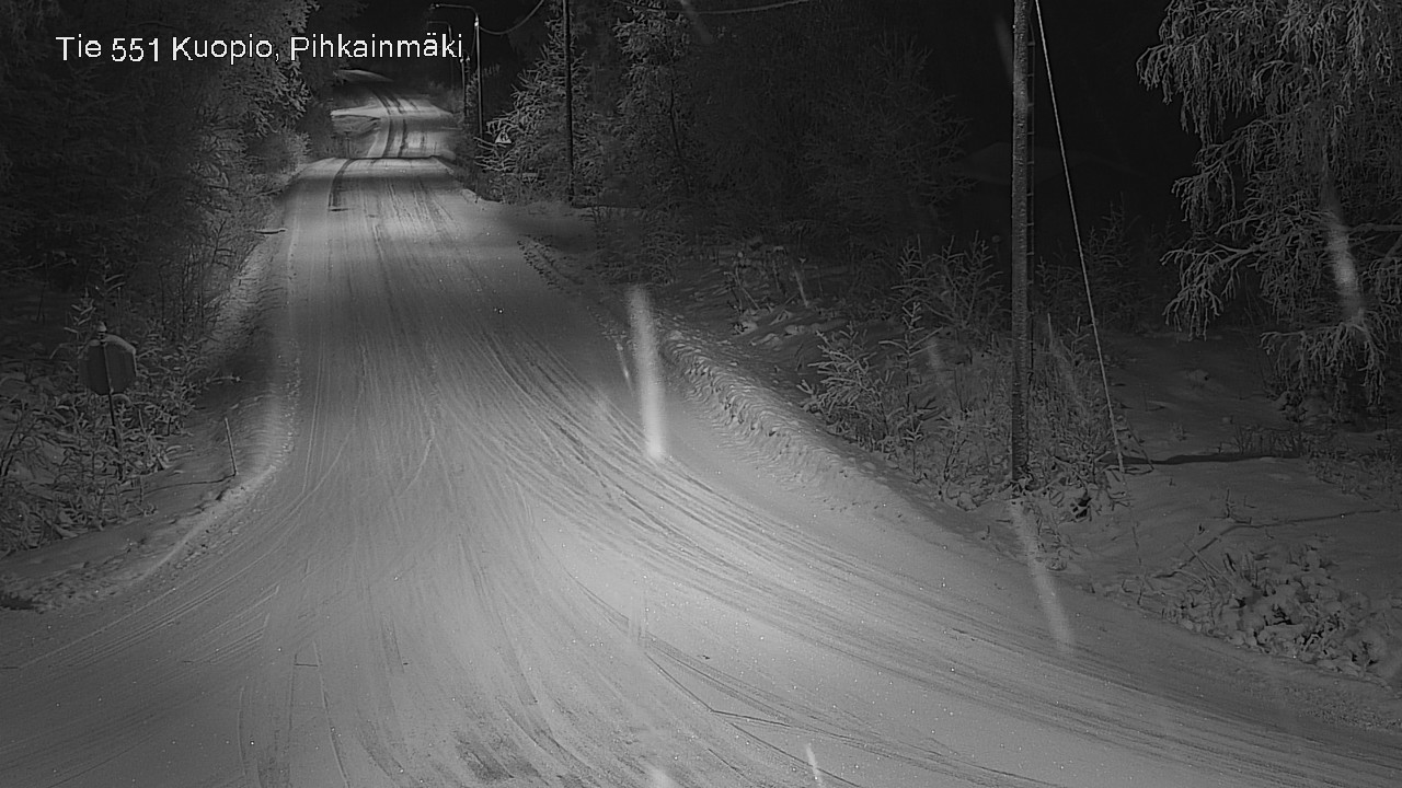 Kelikamerat Kuva Tie 551 Kuopio, Pihkainmäki, Kuopio, Pohjois-Savo
