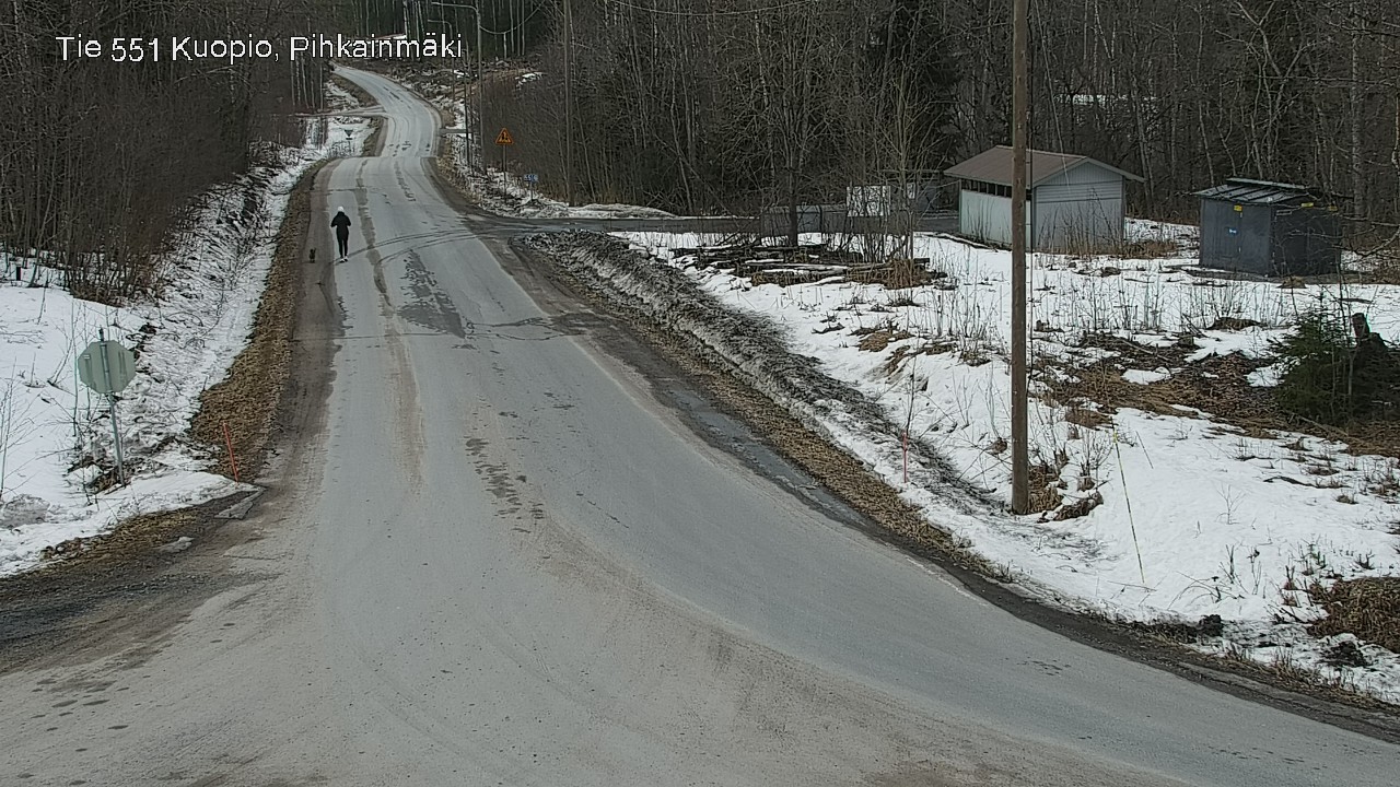 Weather Camera Image Road 551 Kuopio, Pihkainmäki, Kuopio, Pohjois-Savo