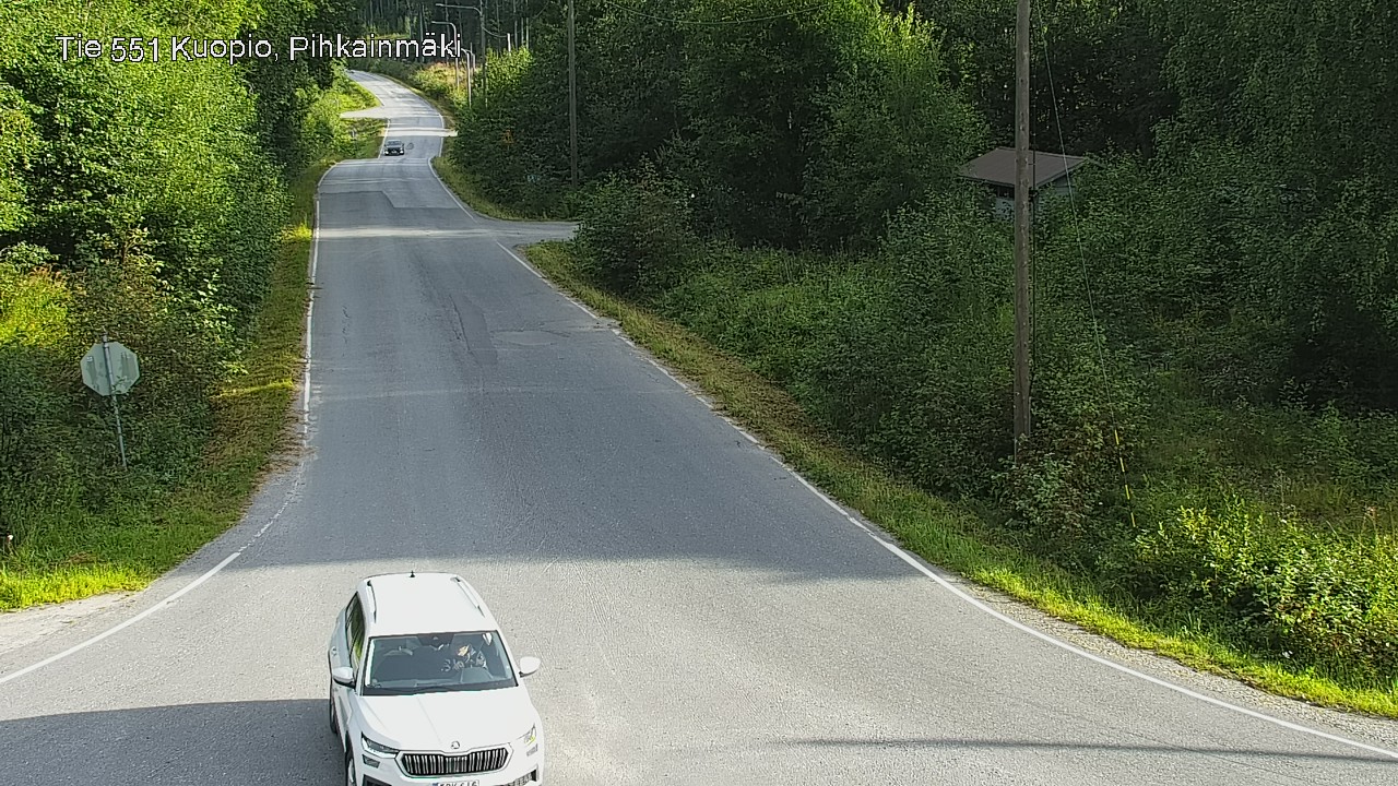 Weather Camera Image Road 551 Kuopio, Pihkainmäki, Kuopio, Pohjois-Savo