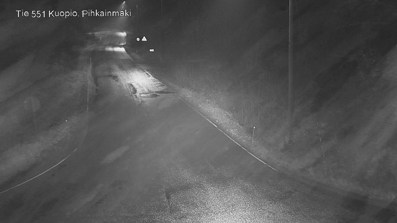 Weather Camera Image Road 551 Kuopio, Pihkainmäki, Kuopio, Pohjois-Savo