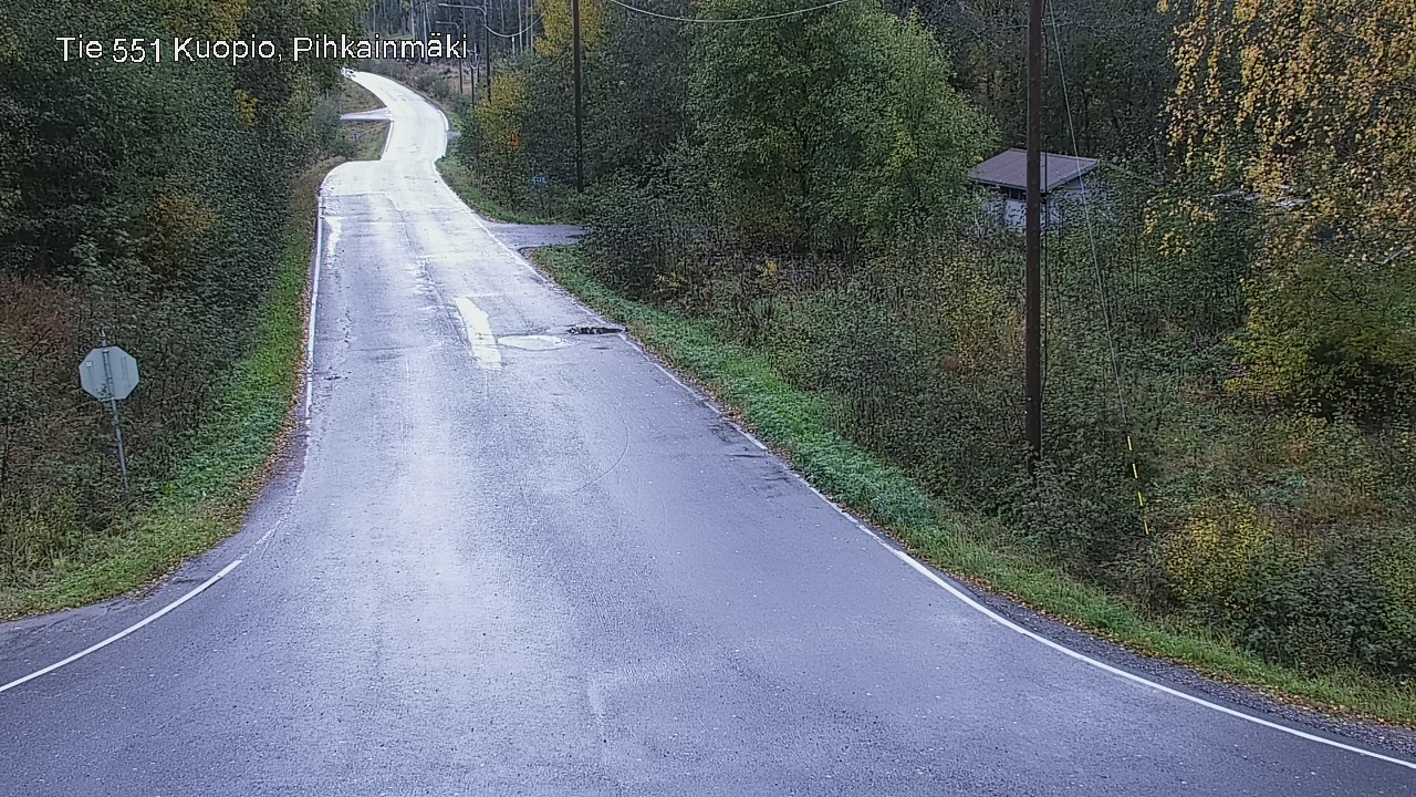 Weather Camera Image Road 551 Kuopio, Pihkainmäki, Kuopio, Pohjois-Savo