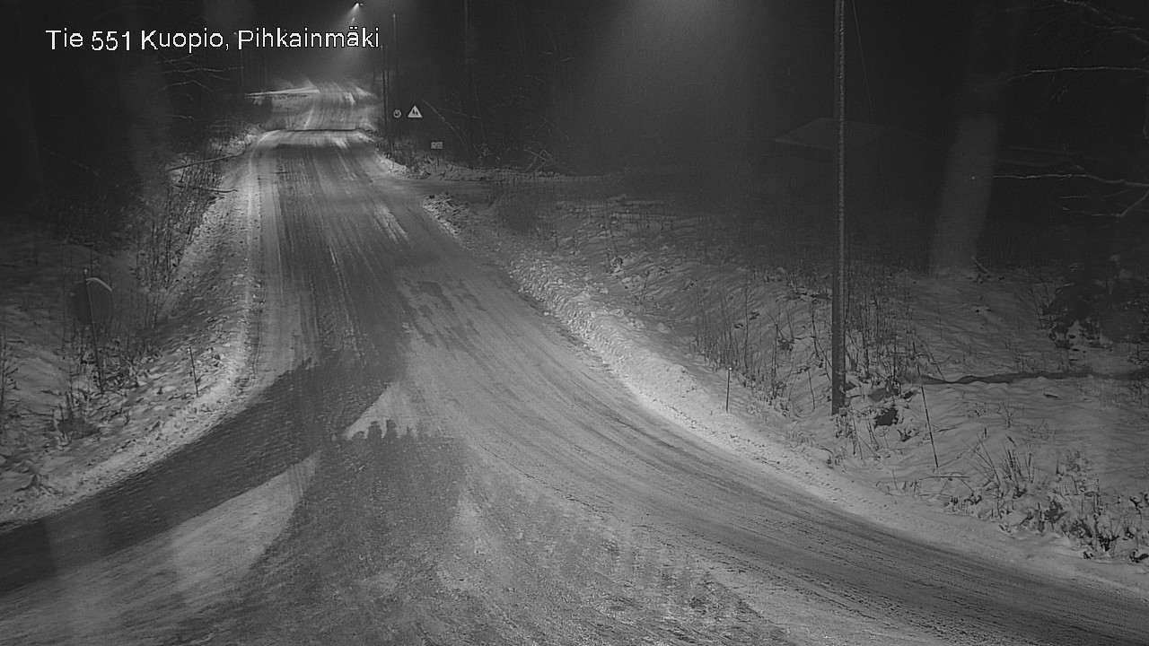 Weather Camera Image Road 551 Kuopio, Pihkainmäki, Kuopio, Pohjois-Savo