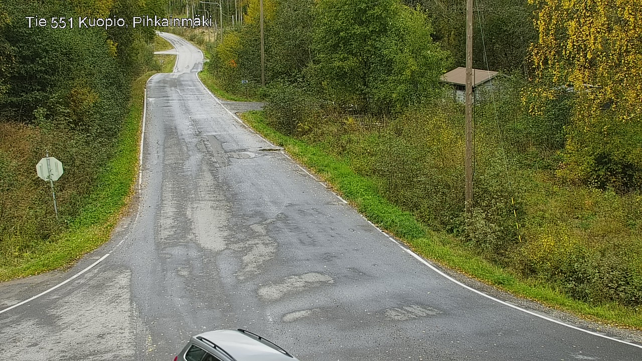Weather Camera Image Road 551 Kuopio, Pihkainmäki, Kuopio, Pohjois-Savo