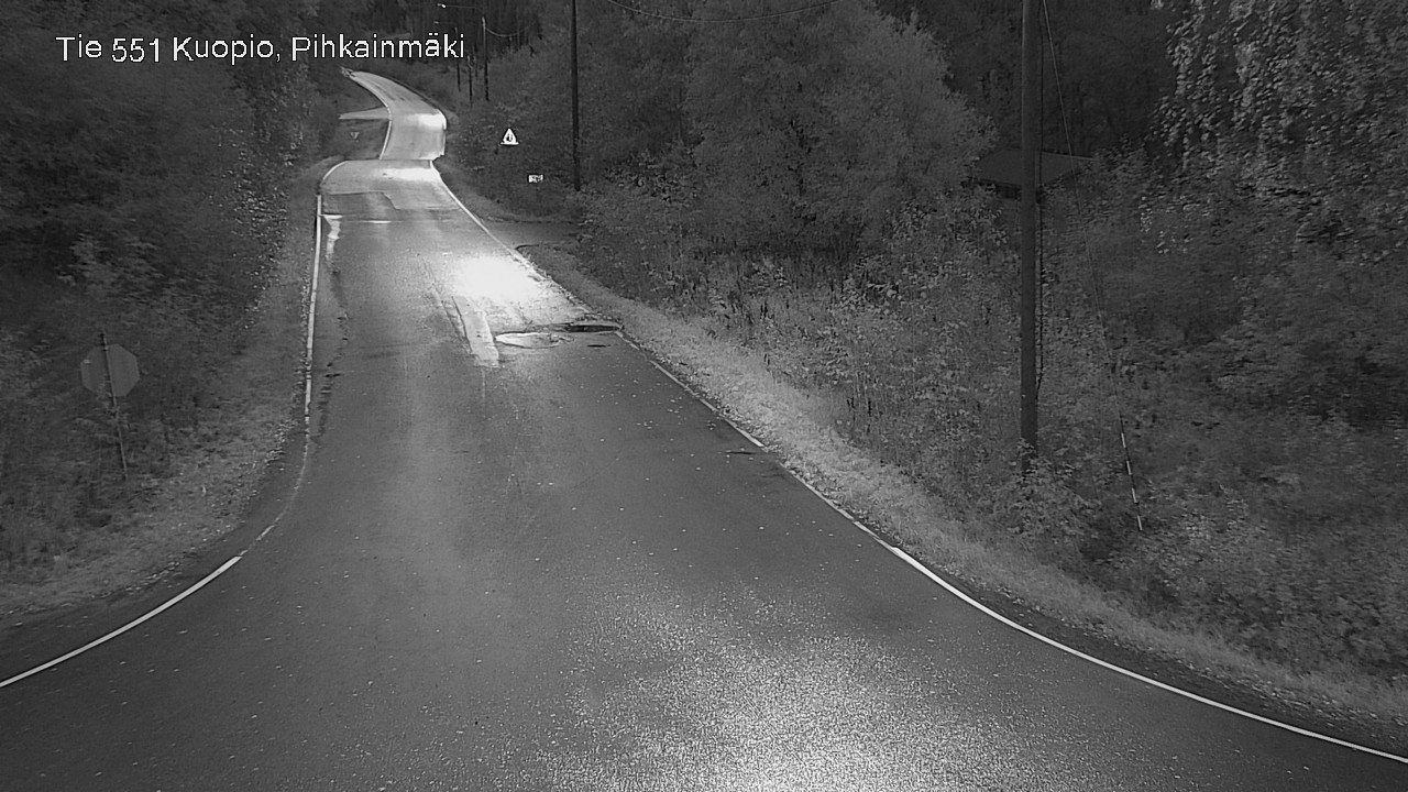 Weather Camera Image Road 551 Kuopio, Pihkainmäki, Kuopio, Pohjois-Savo